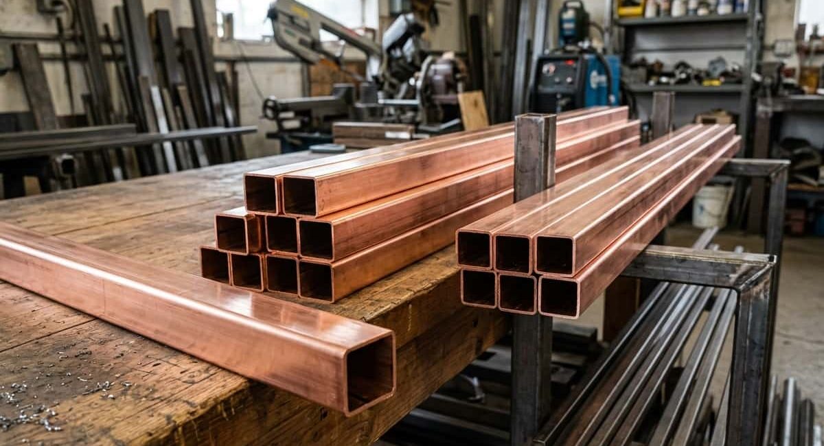Tubo quadrado de cobre: o que avaliar antes de comprar