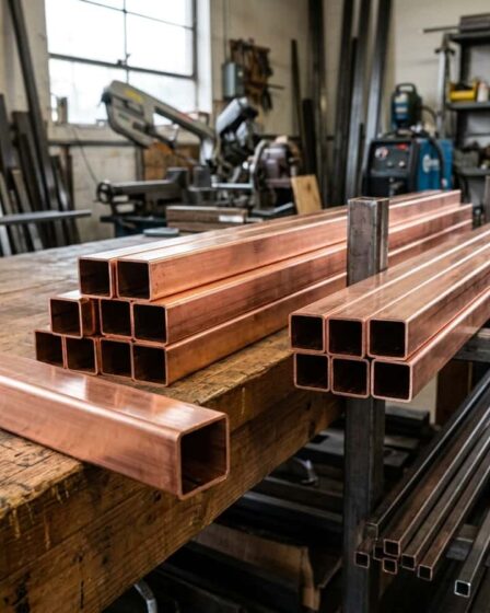 Tubo quadrado de cobre: o que avaliar antes de comprar
