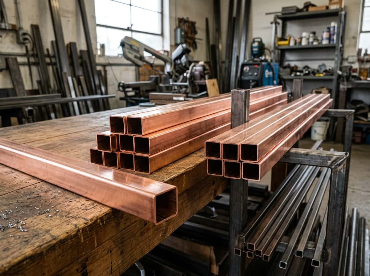Tubo quadrado de cobre: o que avaliar antes de comprar